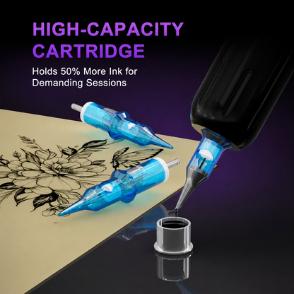 Neebol Tattoo Needle Cartridges - 20pc RLRM/RL/RS/RM/M1 | FLAME