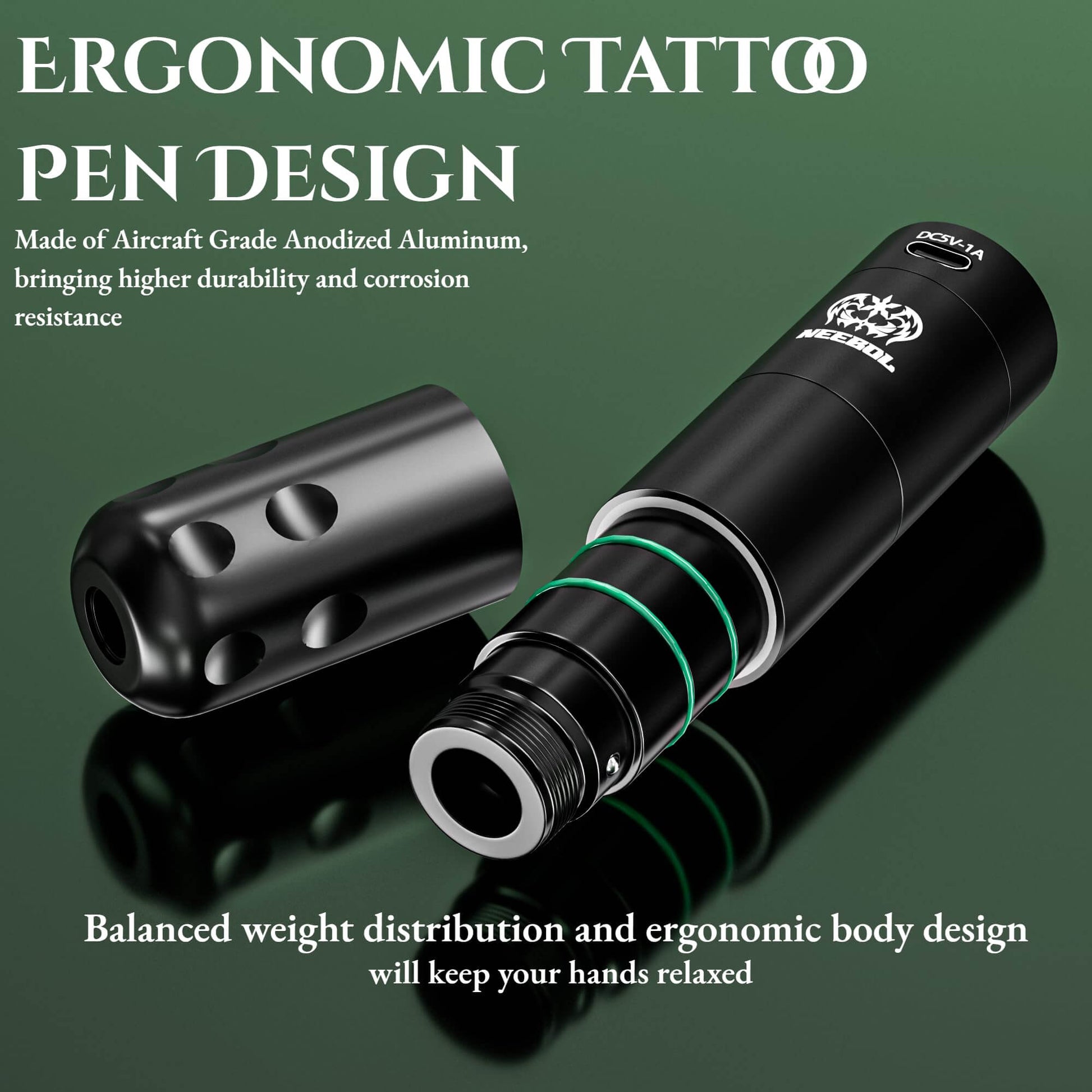 Neebol F3 Wireless Tattoo Pen Machine - 3.5MM Stroke