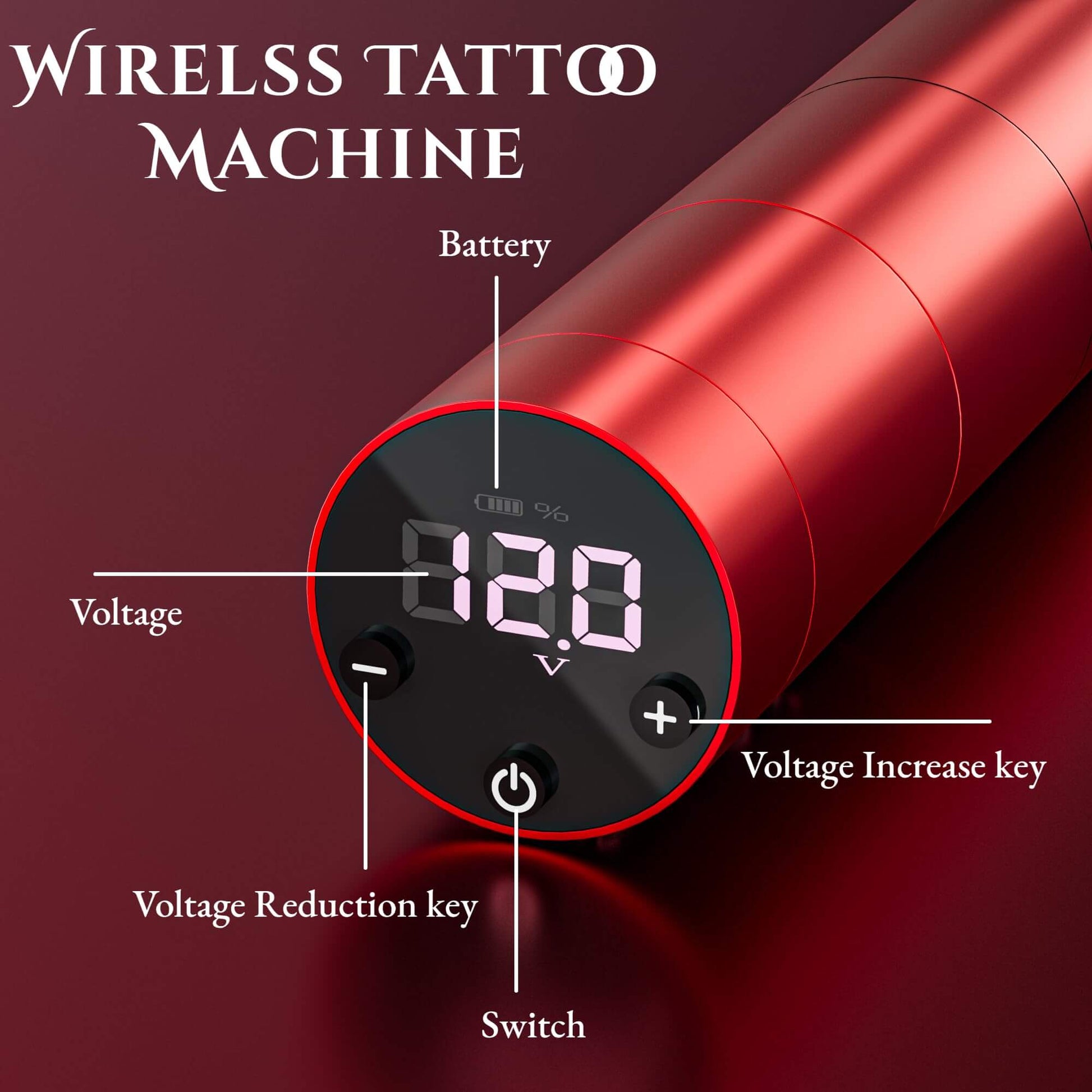 Neebol F3 Wireless Tattoo Pen Machine - 3.5MM Stroke