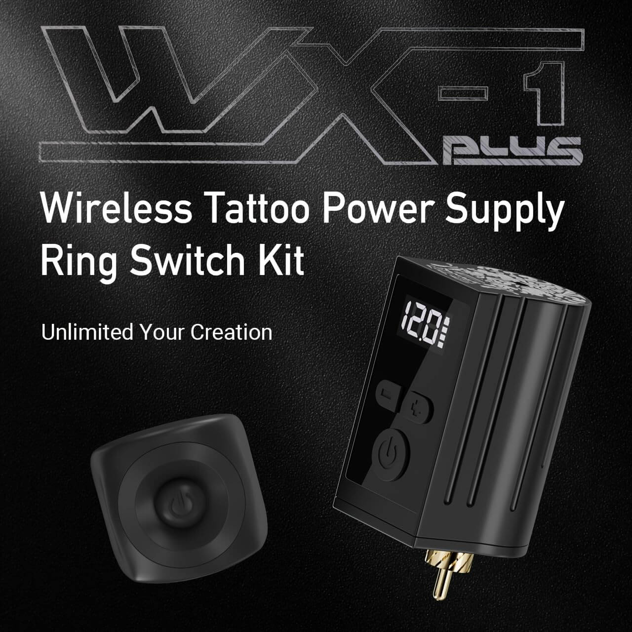 WX1P Wireless Tattoo Battery Power Supply, RCA - Neebol