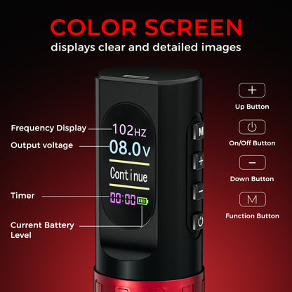 Professional Tattoo Kit – Wireless Tattoo Machine | 2.4-4.2mm Stroke