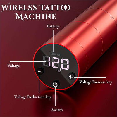 Neebol Wireless Tattoo Pen Machine 3.5MM Stroke | F3