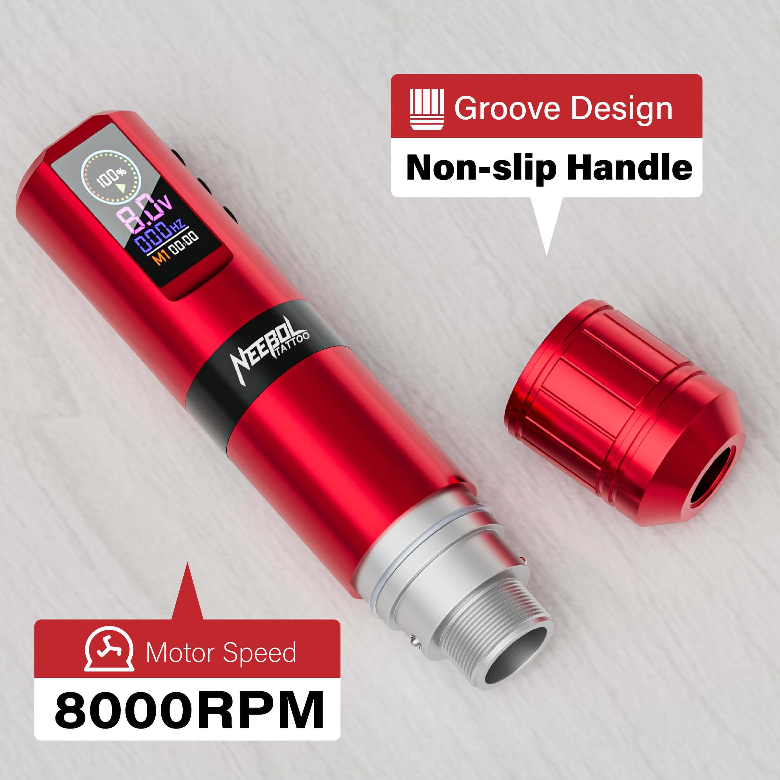 Tattoo Kit - Neebol F7 Wireless Tattoo Machine Starter Kit