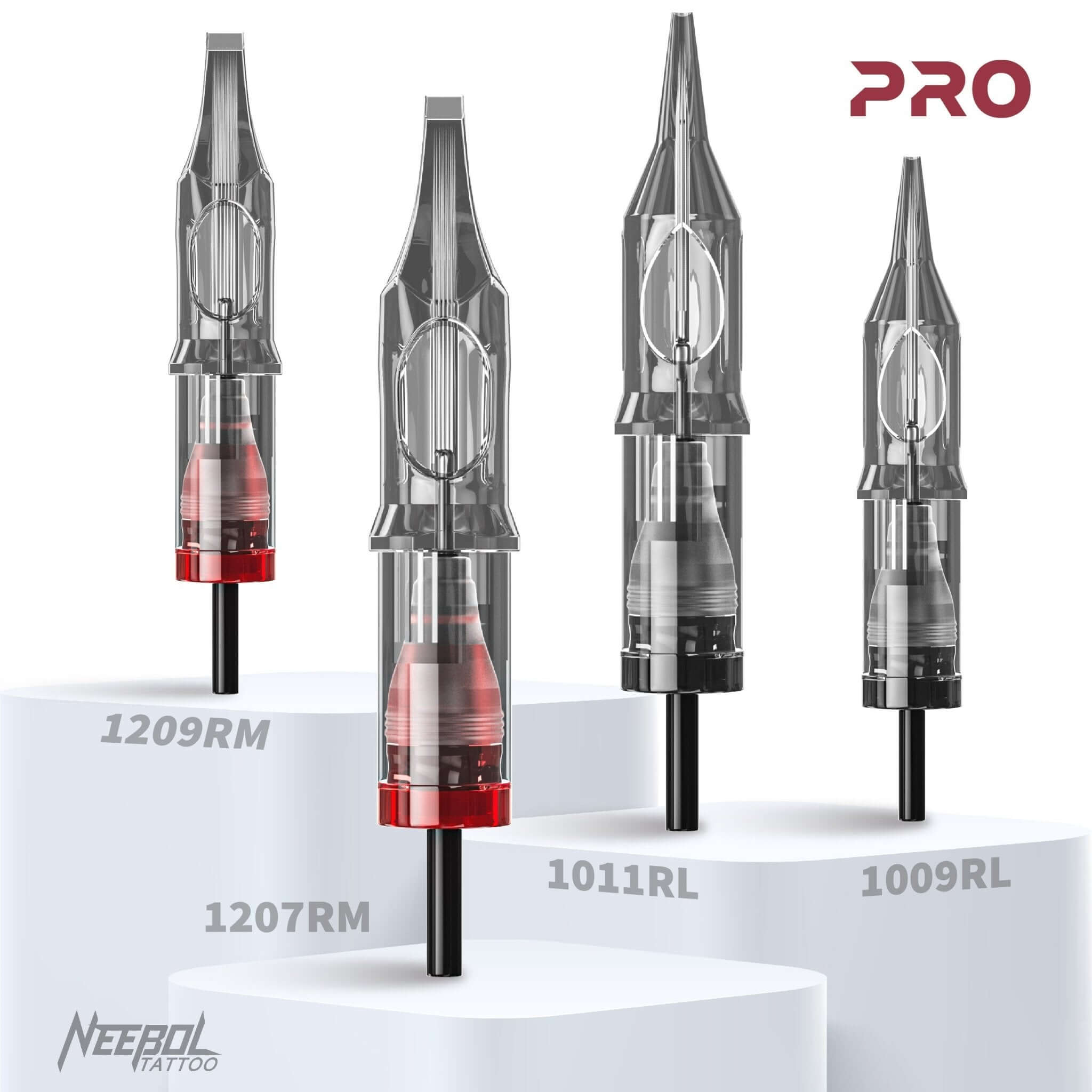 Tattoo Needle Cartridges - 20pc Round Liner | Neebol GEM