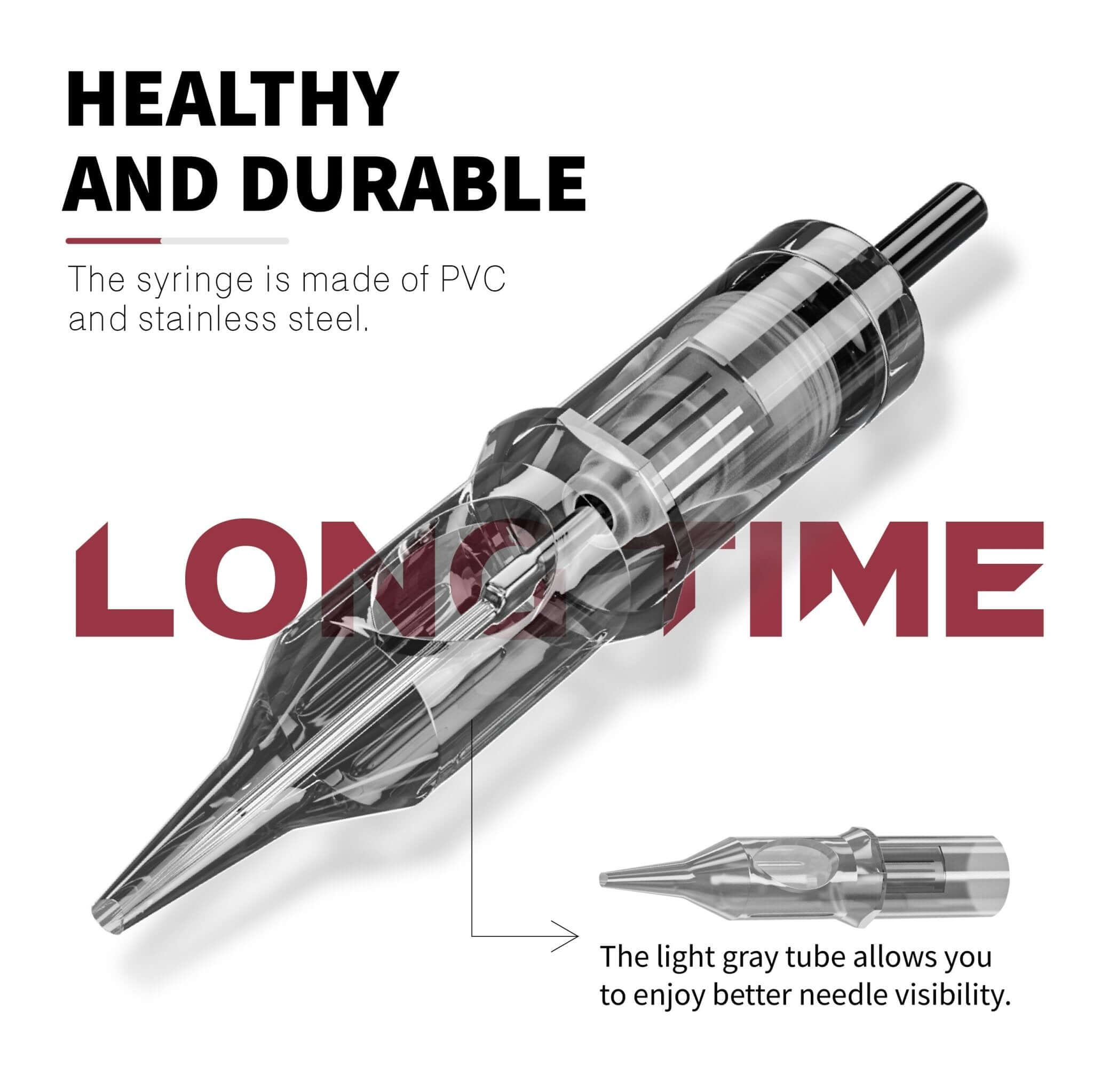 Tattoo Needle Cartridges - 20pc Round Liner | Neebol GEM