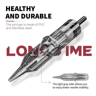 Tattoo Needle Cartridges - 20pc Round Liner | Neebol GEM