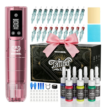 Tattoo Kit - Neebol PX02 Rotary Starter Tattoo Gun Kit