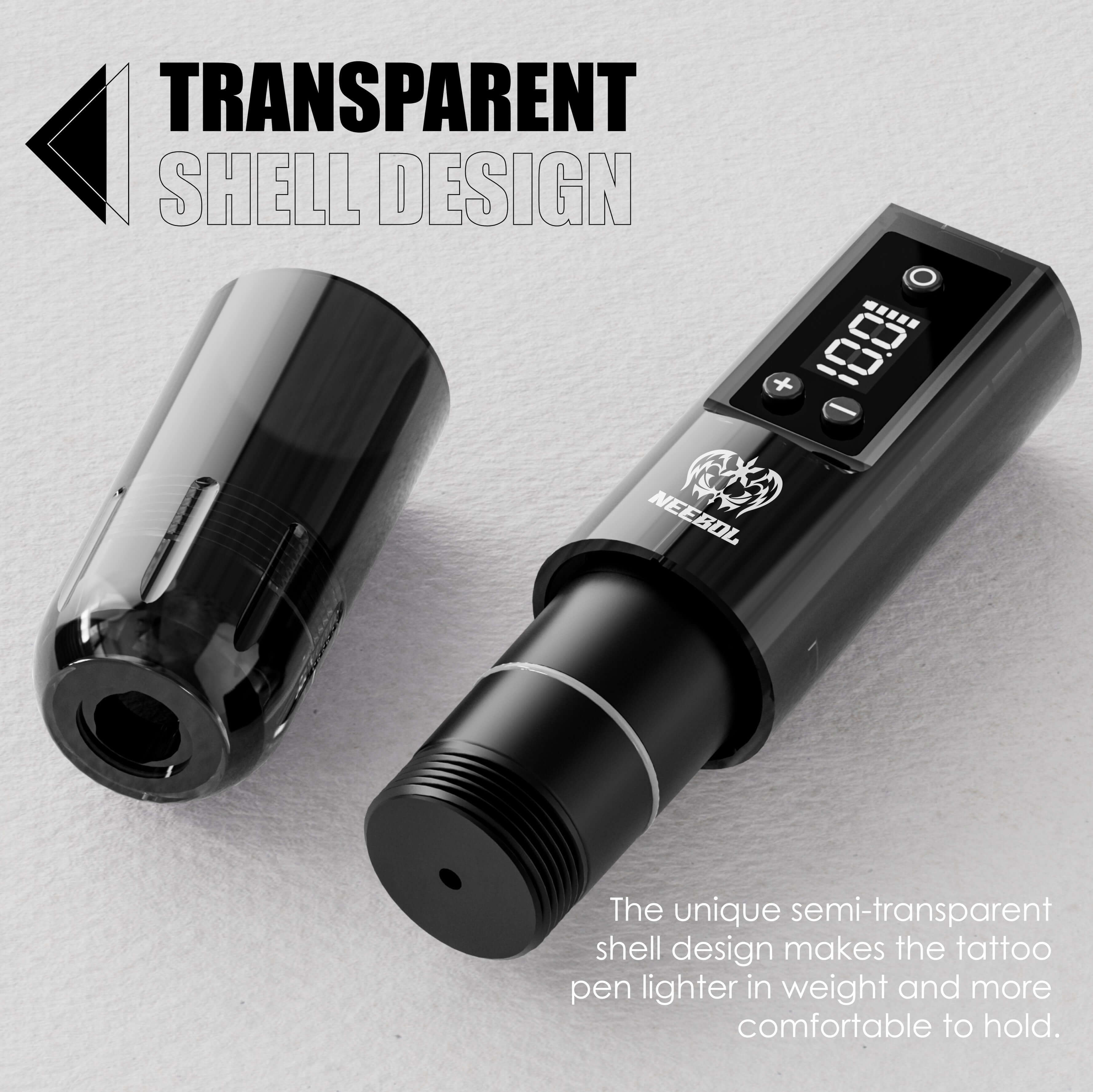 Tattoo Kit - Neebol PX02 Wileless Tattoo Pen Starter Kit with Stencil Gel