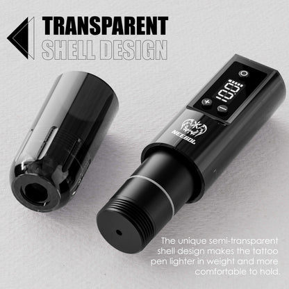 Tattoo Kit - Neebol PX02 Wileless Tattoo Pen Starter Kit with Stencil Gel