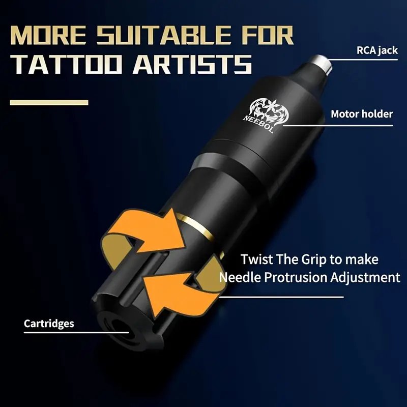 Tattoo Kit - Neebol Wireless Tattoo Gun Starter Kit VEX & PDY