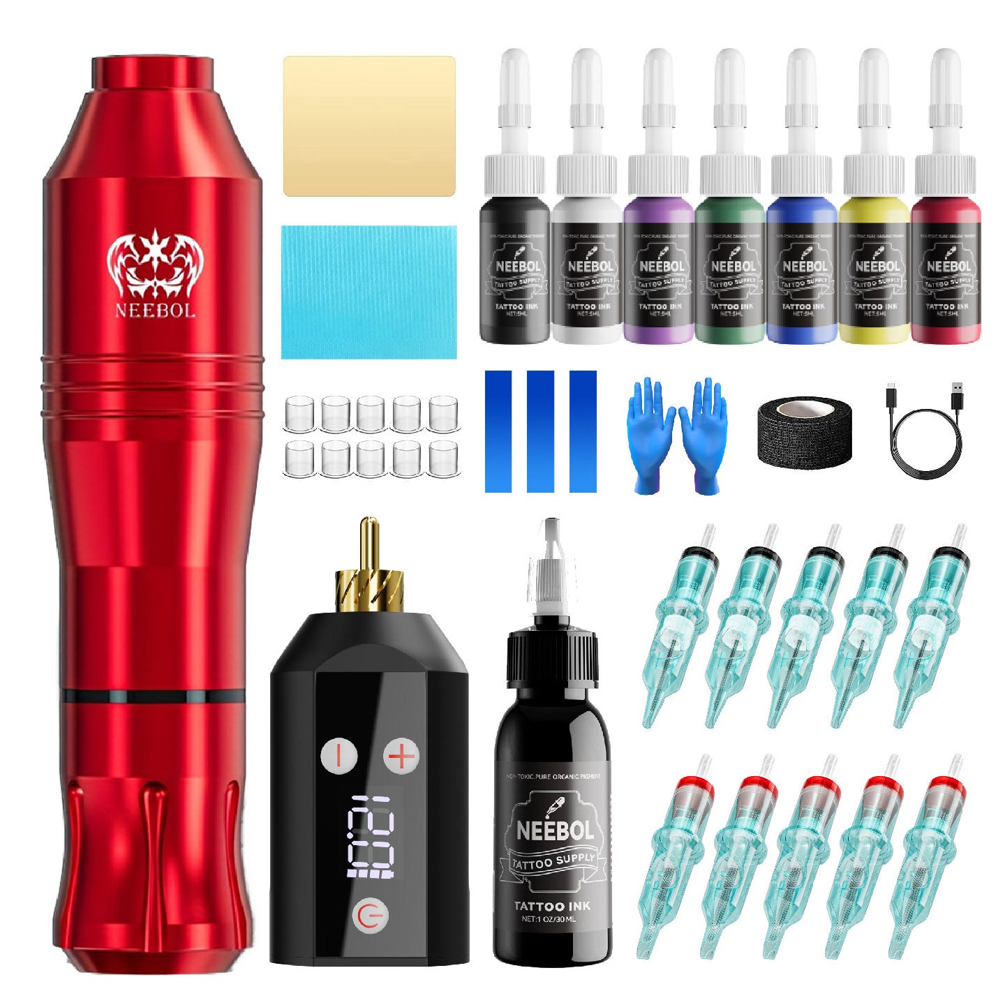 BT Pen & WX67 Battery Tattoo Kit