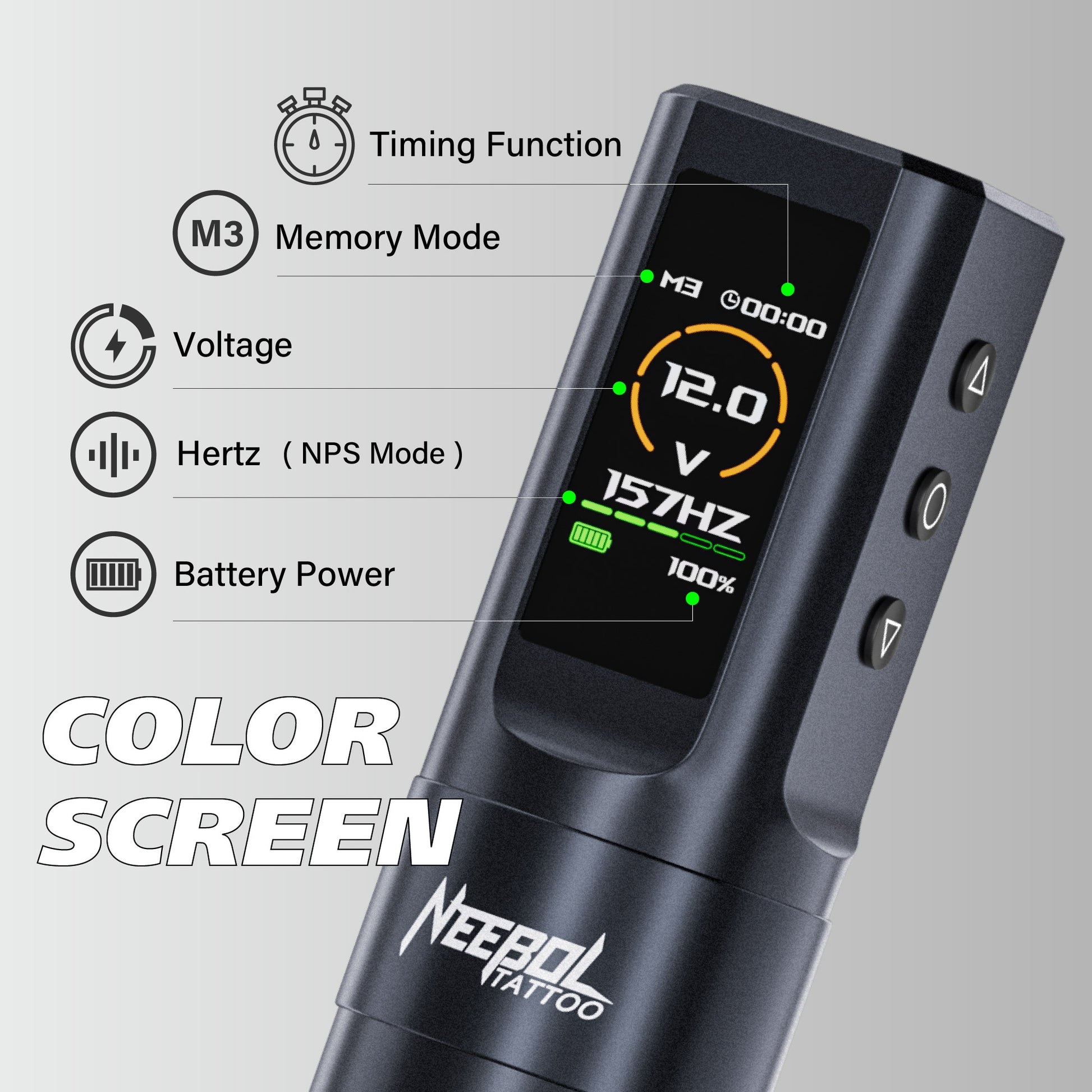 QT72 Wireless Tattoo Kit - Complete | Neebol