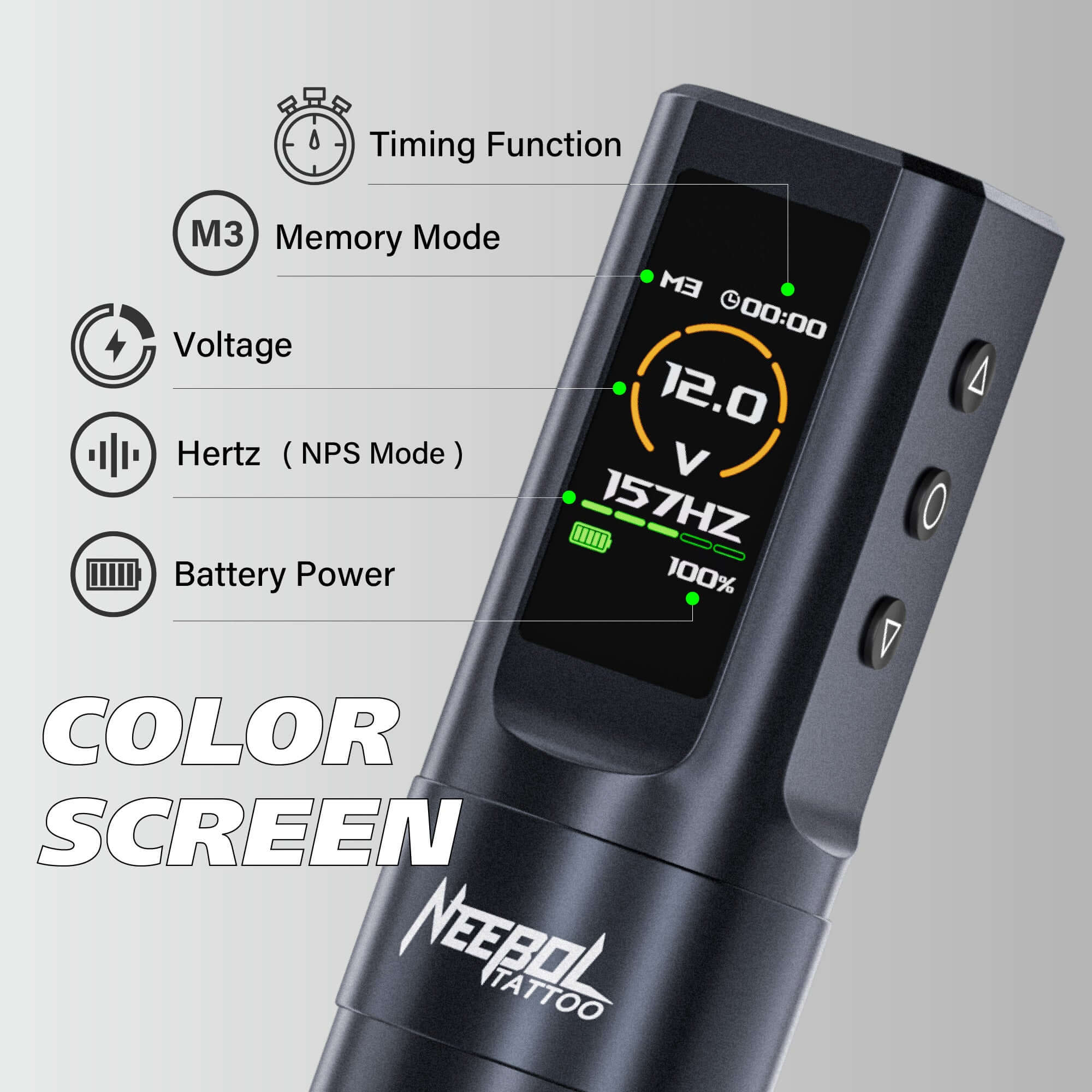 Tattoo Kit - Neebol QT72 Rotary Tattoo Gun Starter Kit