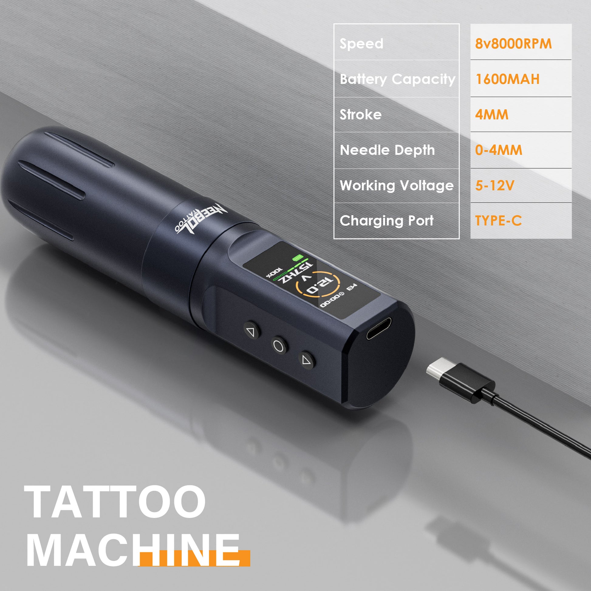 QT72 Wireless Tattoo Kit - Complete | Neebol