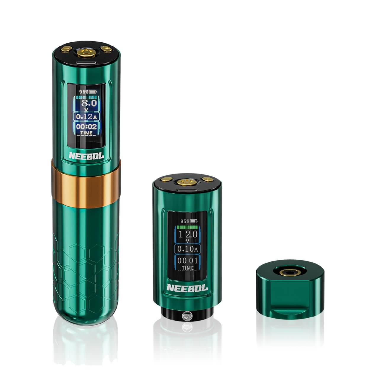 Neebol Tattoo Machine R1 PRO, 4MM Stroke, Dual Batteries