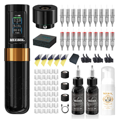 Tattoo-Set – Neebol R1 PRO kabelloses Profi-Tattoo-Maschinen-Set