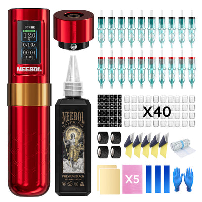 Tattoo-Set – Neebol R1 PRO kabelloses Profi-Tattoo-Maschinen-Set