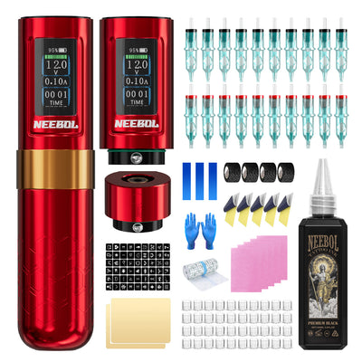 Tattoo-Set – Neebol R1 PRO kabelloses Profi-Tattoo-Maschinen-Set
