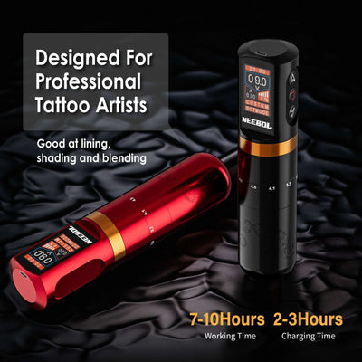 Tattoo Kit - Neebol R2 PRO Wireless Professional Tattoo Pen Kit