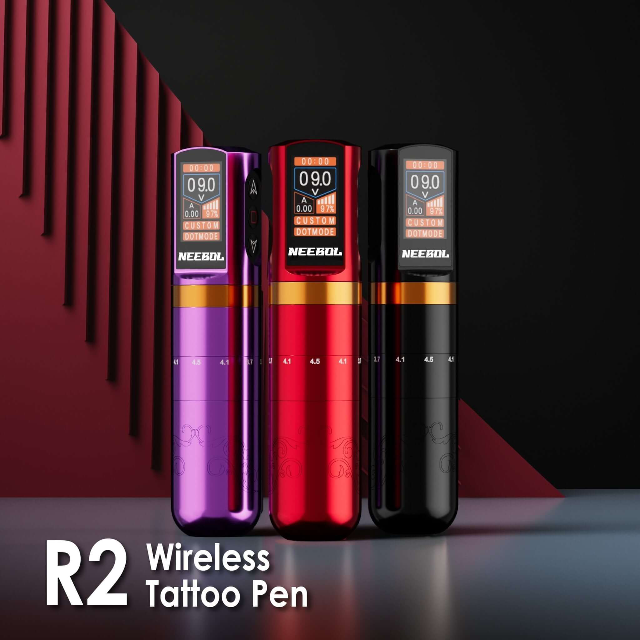 Tattoo Kit - Neebol R2 PRO Wireless Professional Tattoo Pen Kit