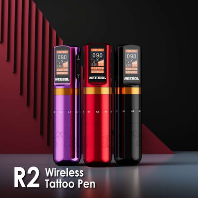 Tattoo Kit - Neebol R2 PRO Wireless Professional Tattoo Pen Kit
