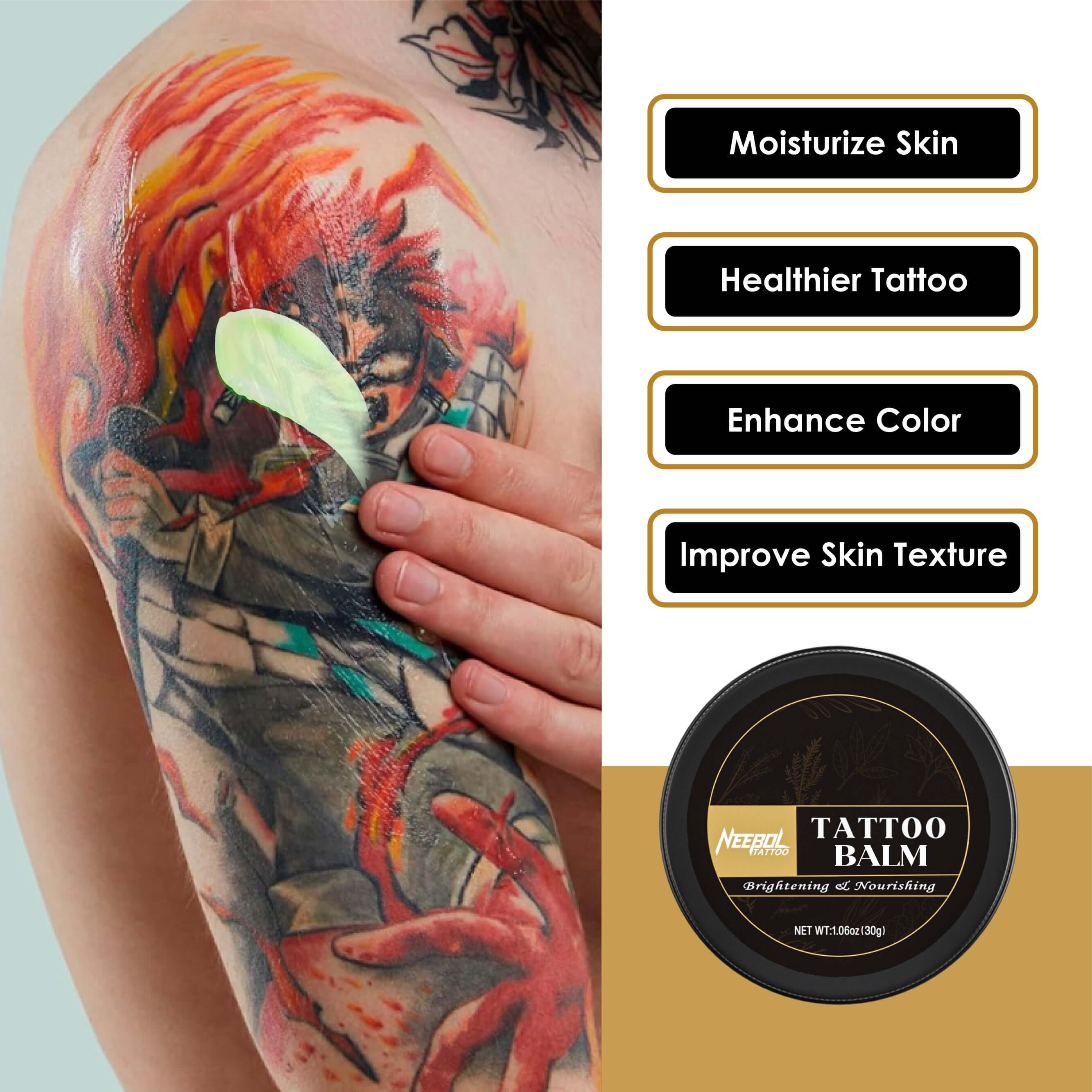 Neebol Tattoo AfterCare Kit - Blue Soap, Balm, Lotion