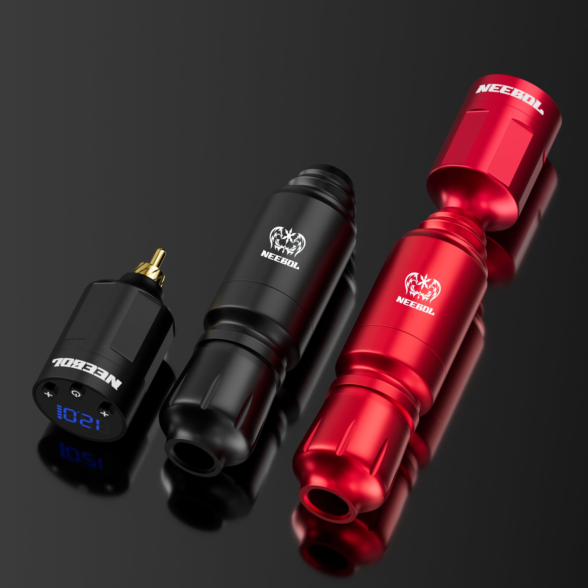 Tattoo Kit - HJ Tattoo Machine & WX6 Power Supply - Neebol