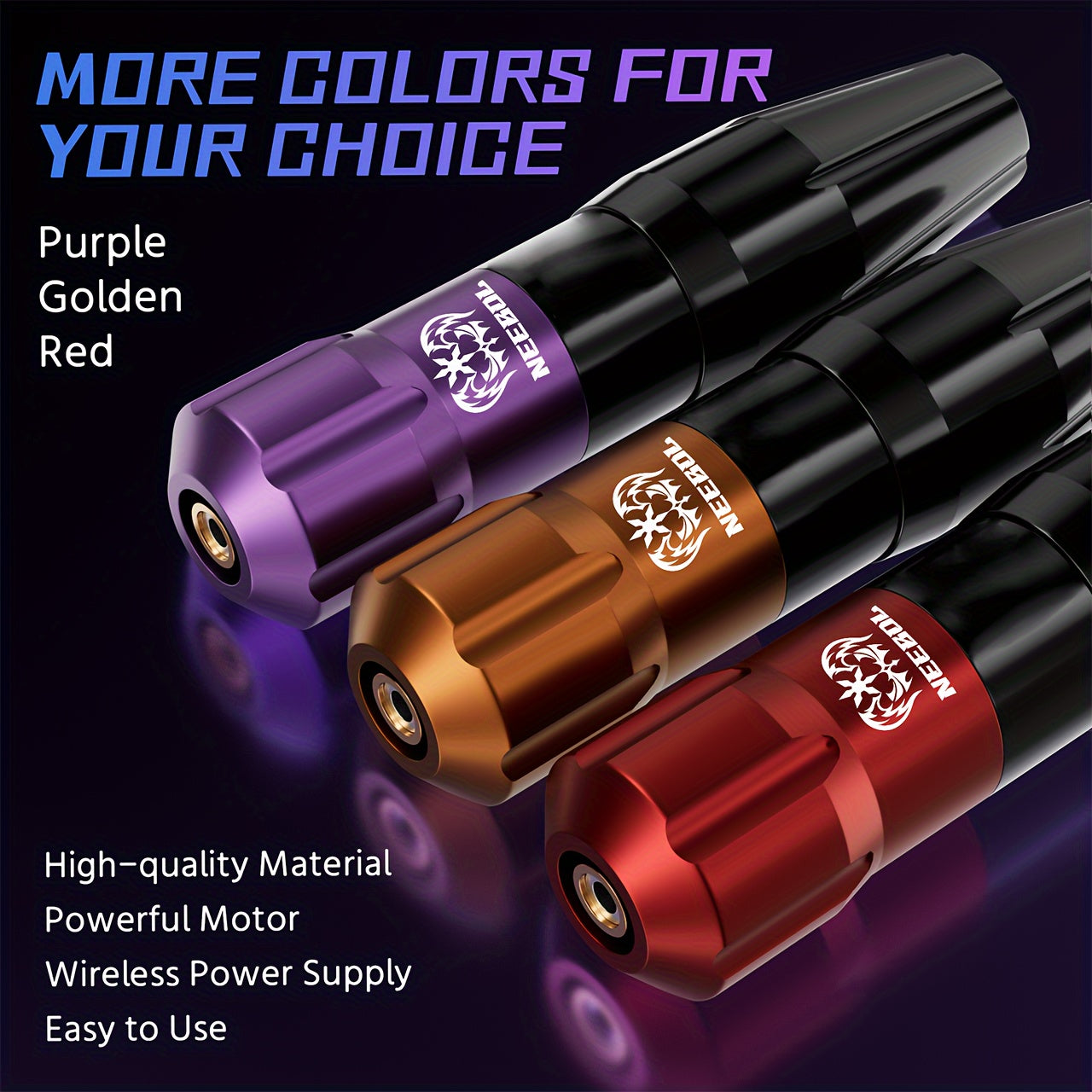 Tattoo Kit - Neebol Rotary Tattoo Pen Mahcine Starter Kit NEX &WX67