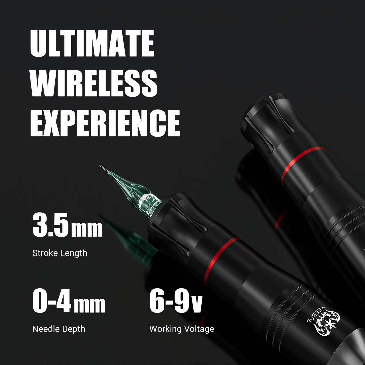 Tattoo Kit - Neebol Rotary Tattoo Pen Starter Kit BT & WX67