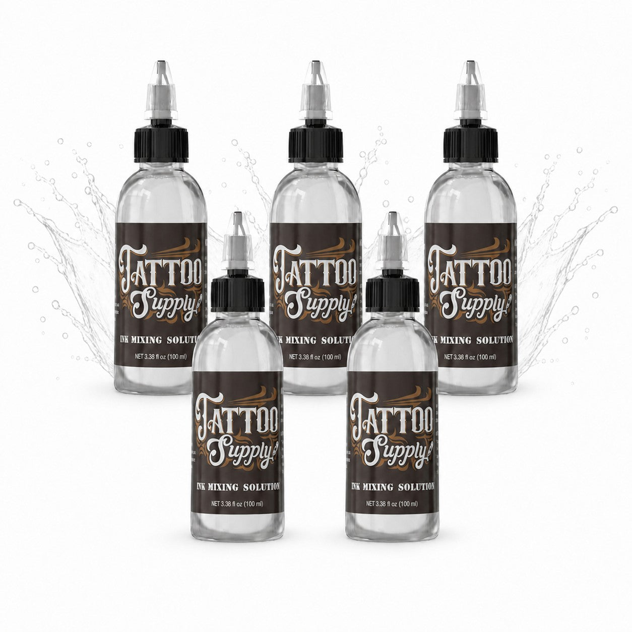 Wholesale - Neebol Tattoo Ink Diluent Solution 100ml/250ml – Bulk Pack of 5/10 Bottles