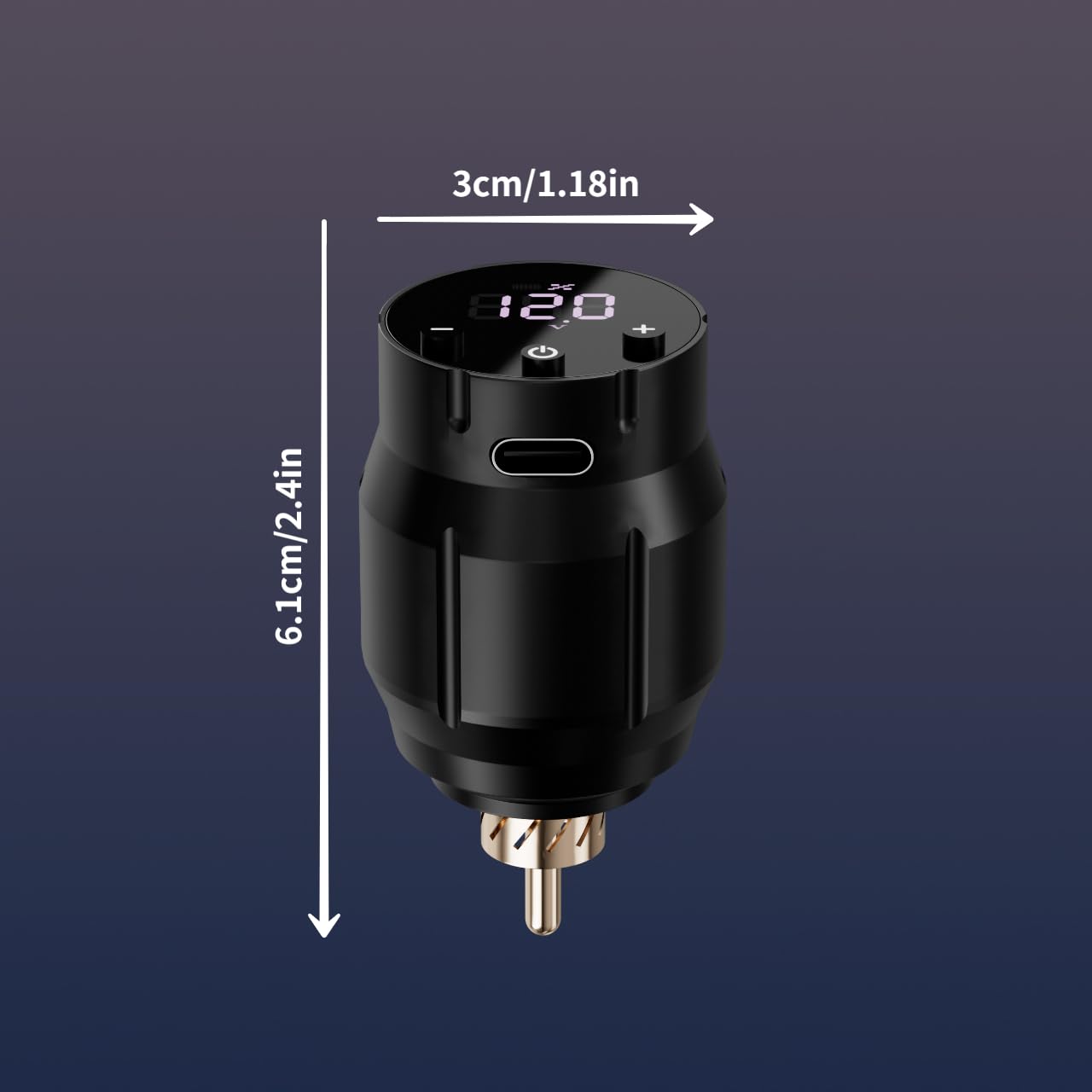PDY Wireless Tattoo Battery Power Supply, RCA - Neebol